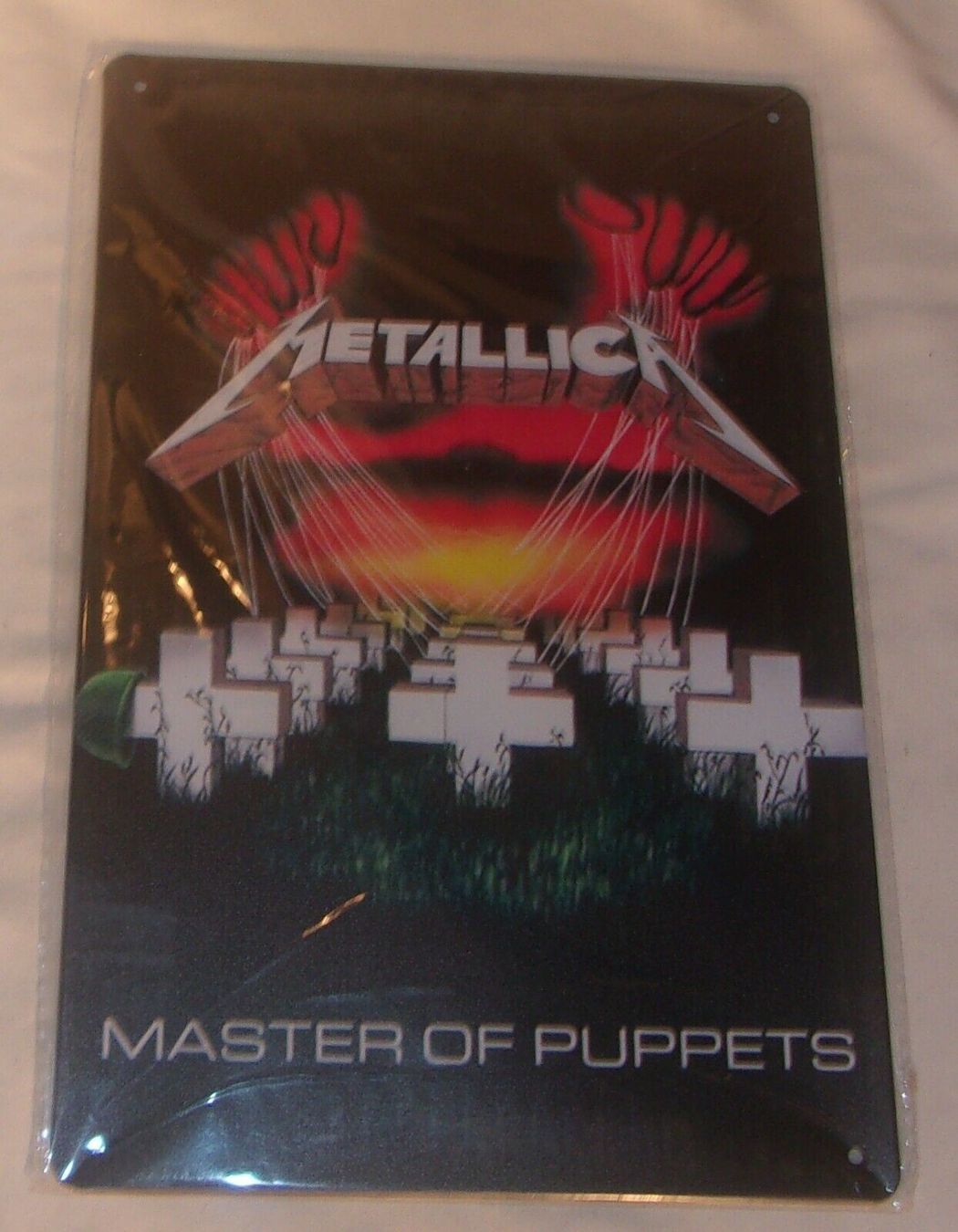 Schilder: Rusty Blechschild-METALLICA-MASTER OF PU – Neu und originalverpackt aus Rupperswil von big-one-sale