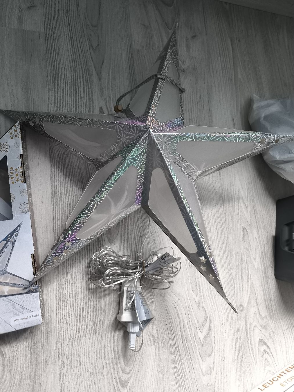Tutte le decorazioni: hologramm Leuchtstern – Usato da Bichelsee venduto da Andi790