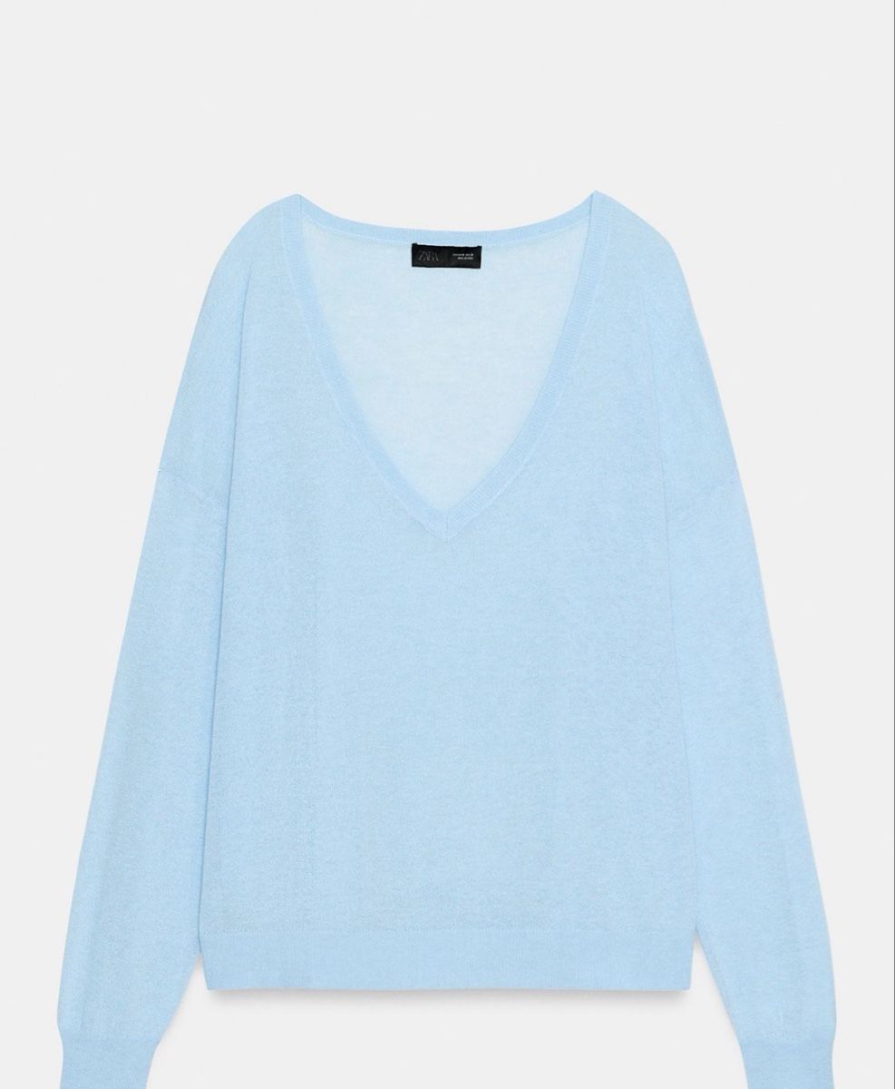 Zara Maglioni & Felpe: FEINSTRICKPULLOVER MIT V-AUSSCHNITT neu  – Nuovo e nell'imballaggio originale da Baar venduto da pat_sk76 1