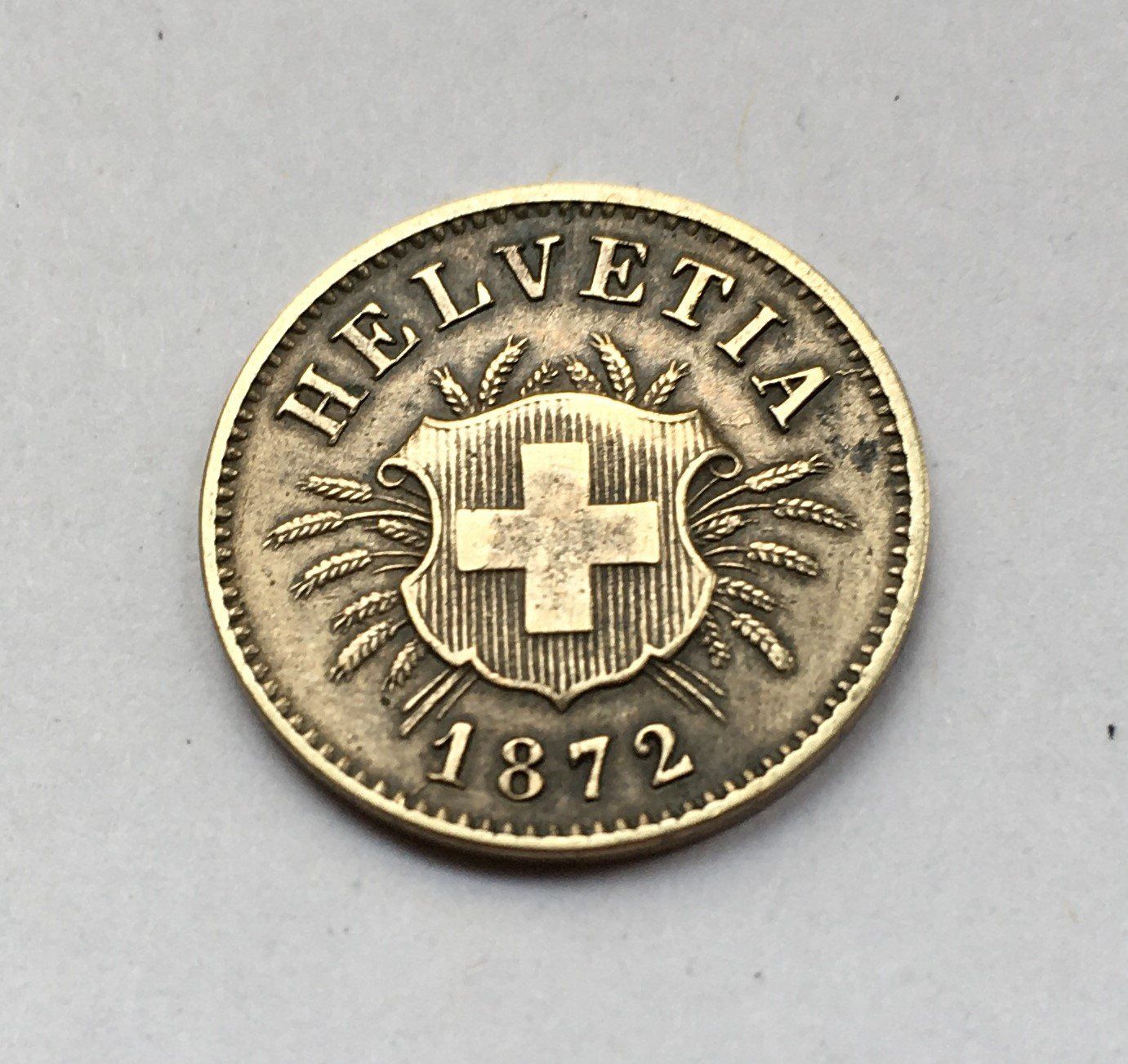 Tutti le monete: 1872 5 Rappen ss+ – Usato da Kirchberg SG venduto da Z-Collection
