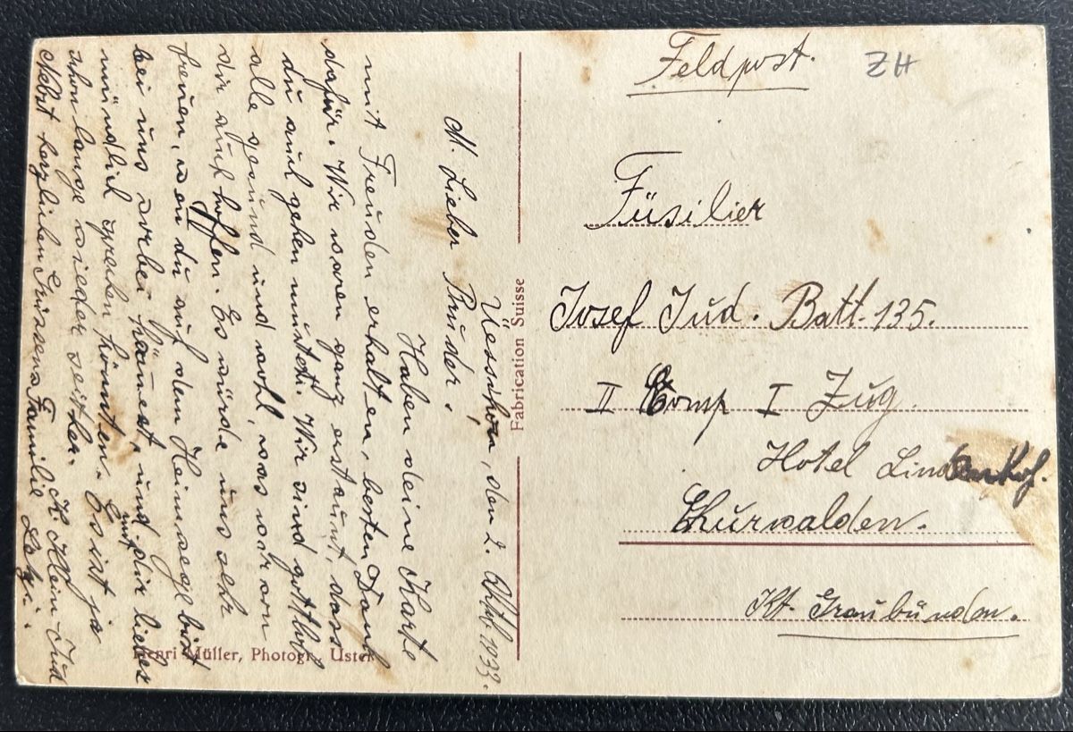 Cartoline postali: Fotokarte Uster – Usato da Horw venduto da Tellbub 1