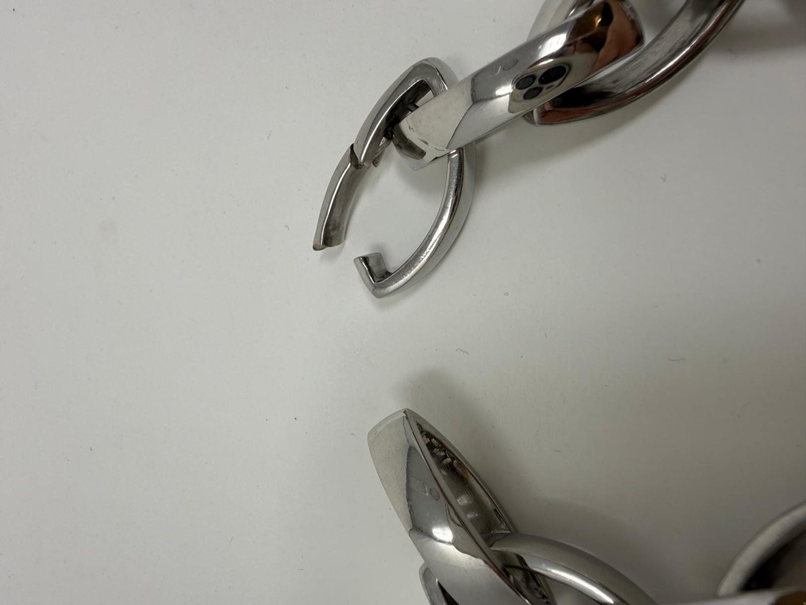 Bracciali & Braccialetti: Modische Statement Kette, silberfarben – Usato da Kloten venduto da hicksi_ch 2