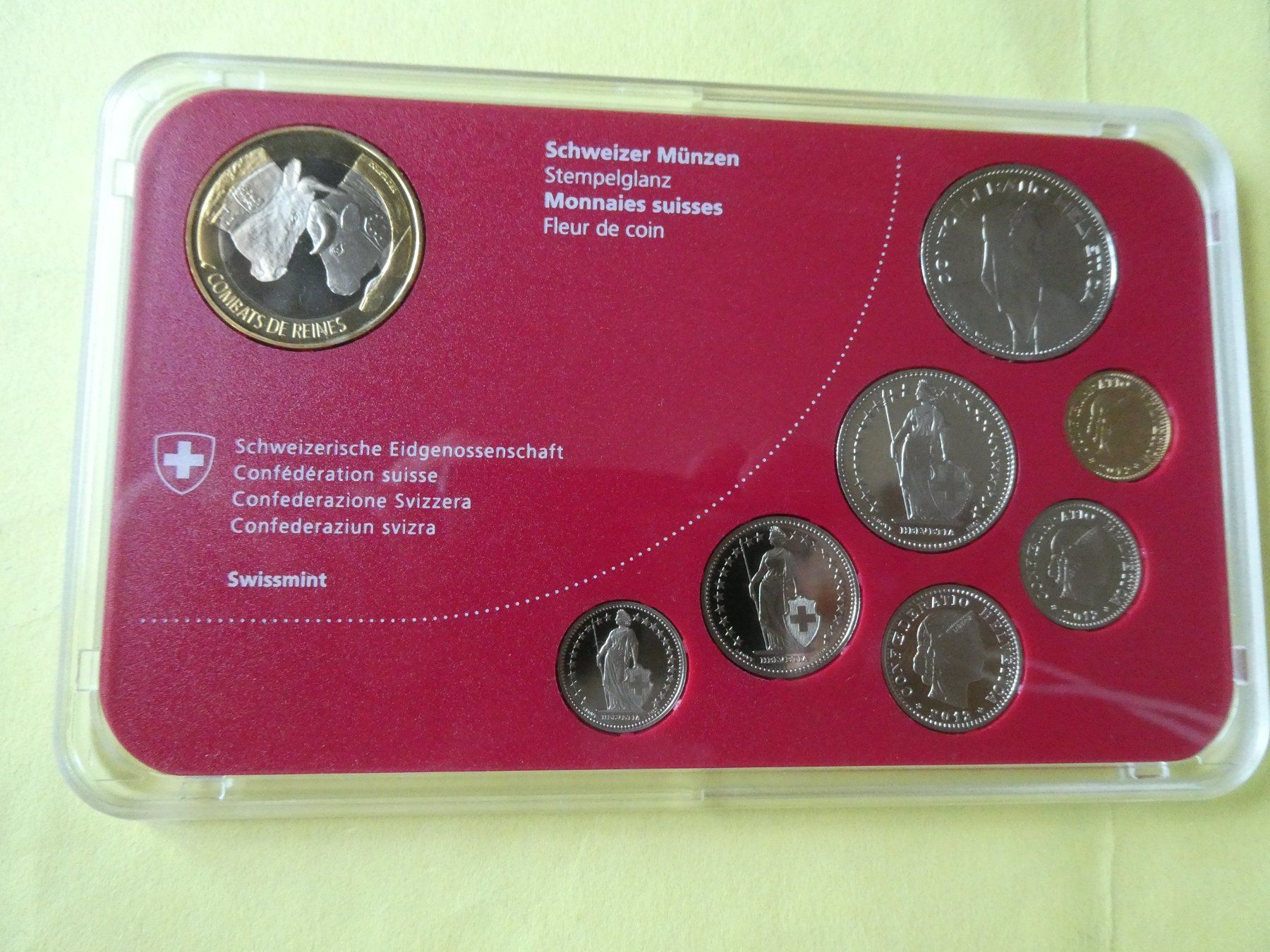 Tutti le monete: Schweiz 2012, Münzsatz  stempelglanz – Nuovo (secondo la descrizione) da Hinterforst venduto da rohusri