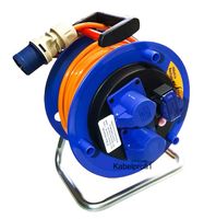 Qualitäts Pur Kabelrolle 25m CEE16-3 / T23 Camping Baustelle