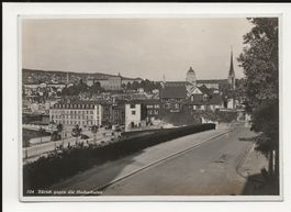 AK ca 1930 Zürich gegen die Hochschulen