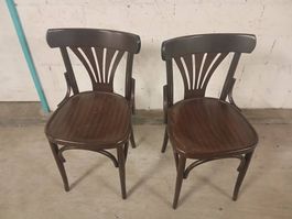2 beizenstühle schwarz