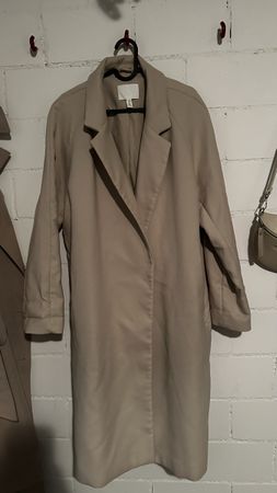 H&M Damen Übergangsmantel, Beige, Grösse L, Top Zustand
