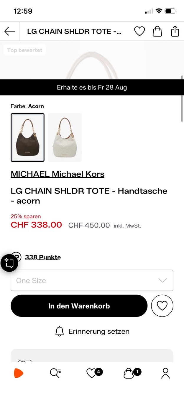 Michael Kors Borse: Michael Kors  Tasche dunkelbraun – Nuovo (secondo la descrizione) da Bäriswil BE venduto da dec_v7p9 9