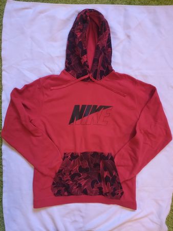 Sweat à capuche Nike rouge taille XL TBE -