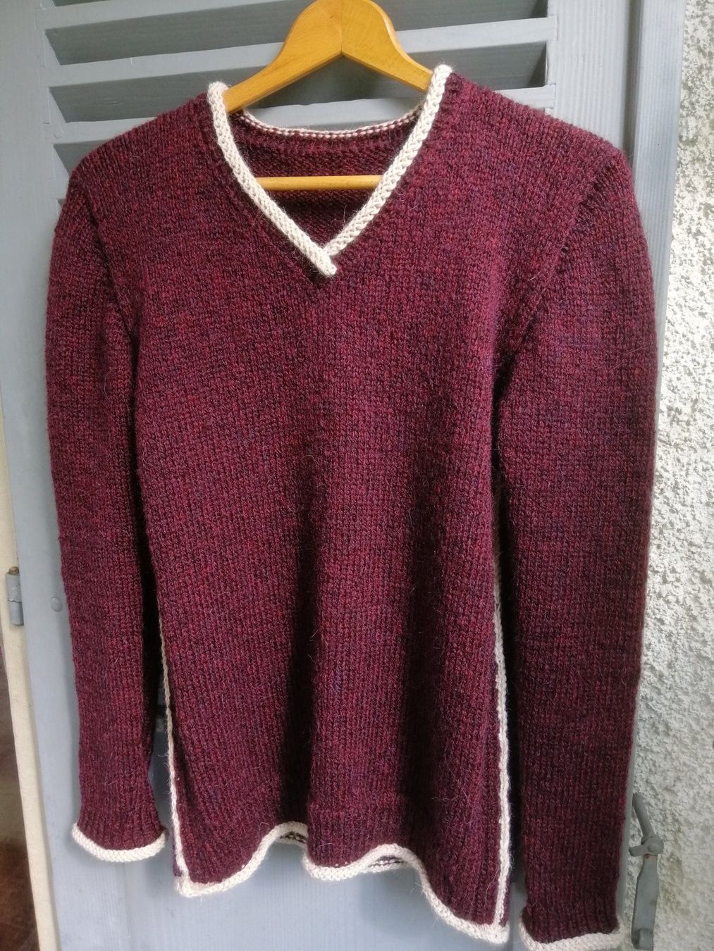 Maglioni & Felpe: Pulli "Crimson" aus Merino/Alpaca  NEU – Nuovo (secondo la descrizione) da Langenthal venduto da Handstrick