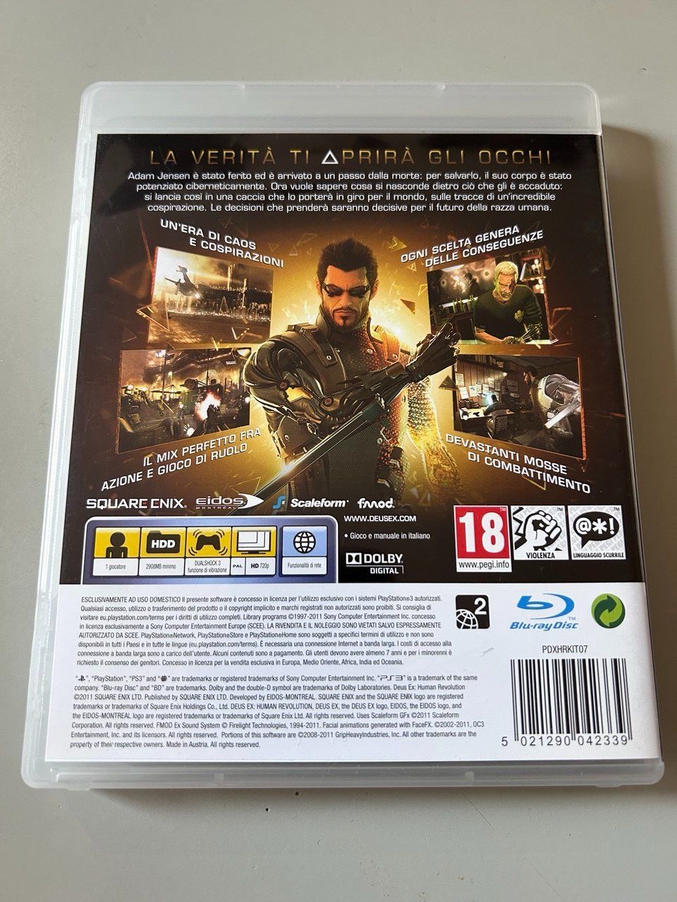 Sony Giochi: Deus Ex: Human Revolution per PlayStation 3 – Usato da Giubiasco venduto da LorisVale 1