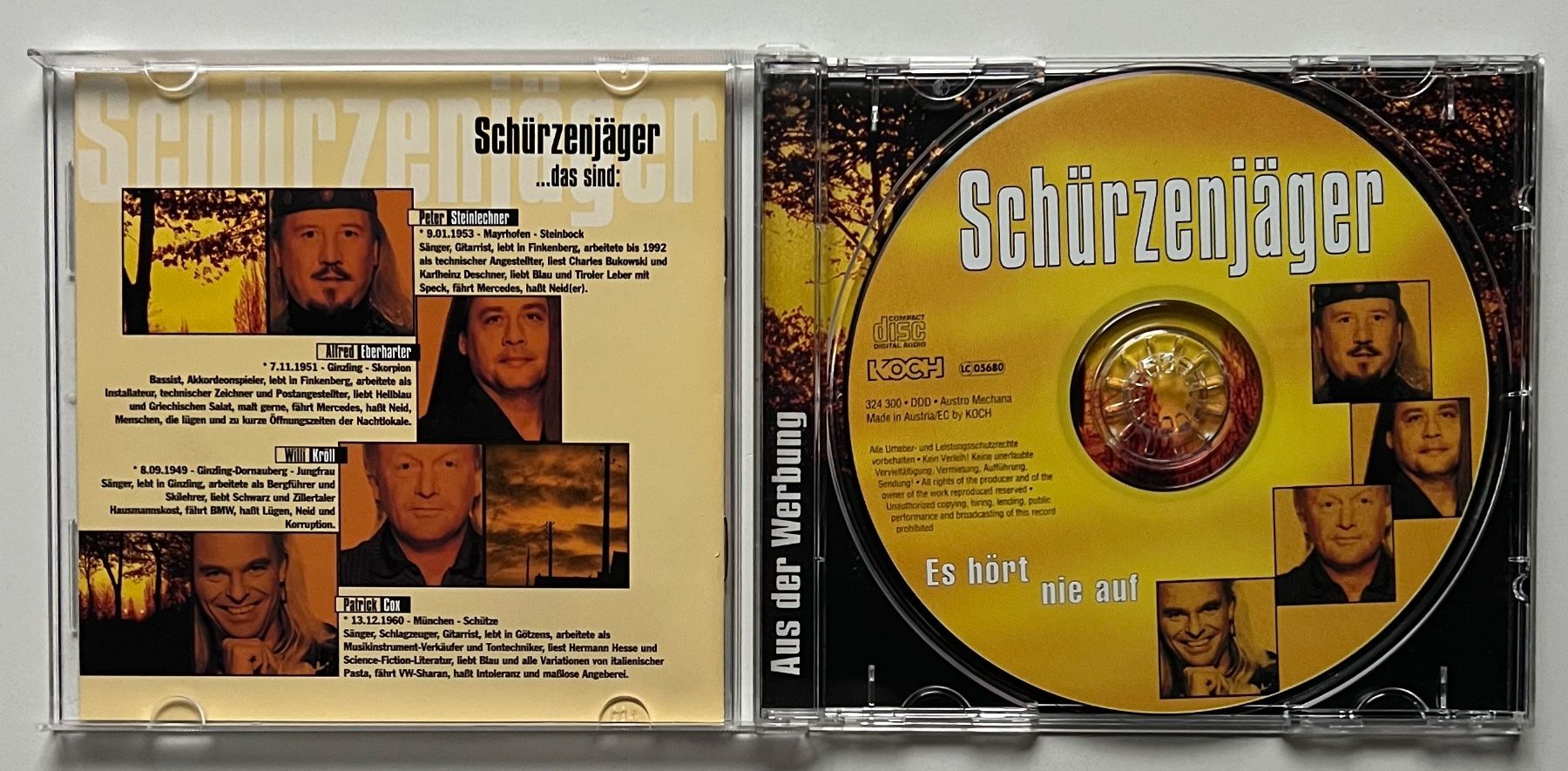 CDs: Schürzenjäger / Es hört nie auf – Gebraucht aus Näfels von rottabi 2