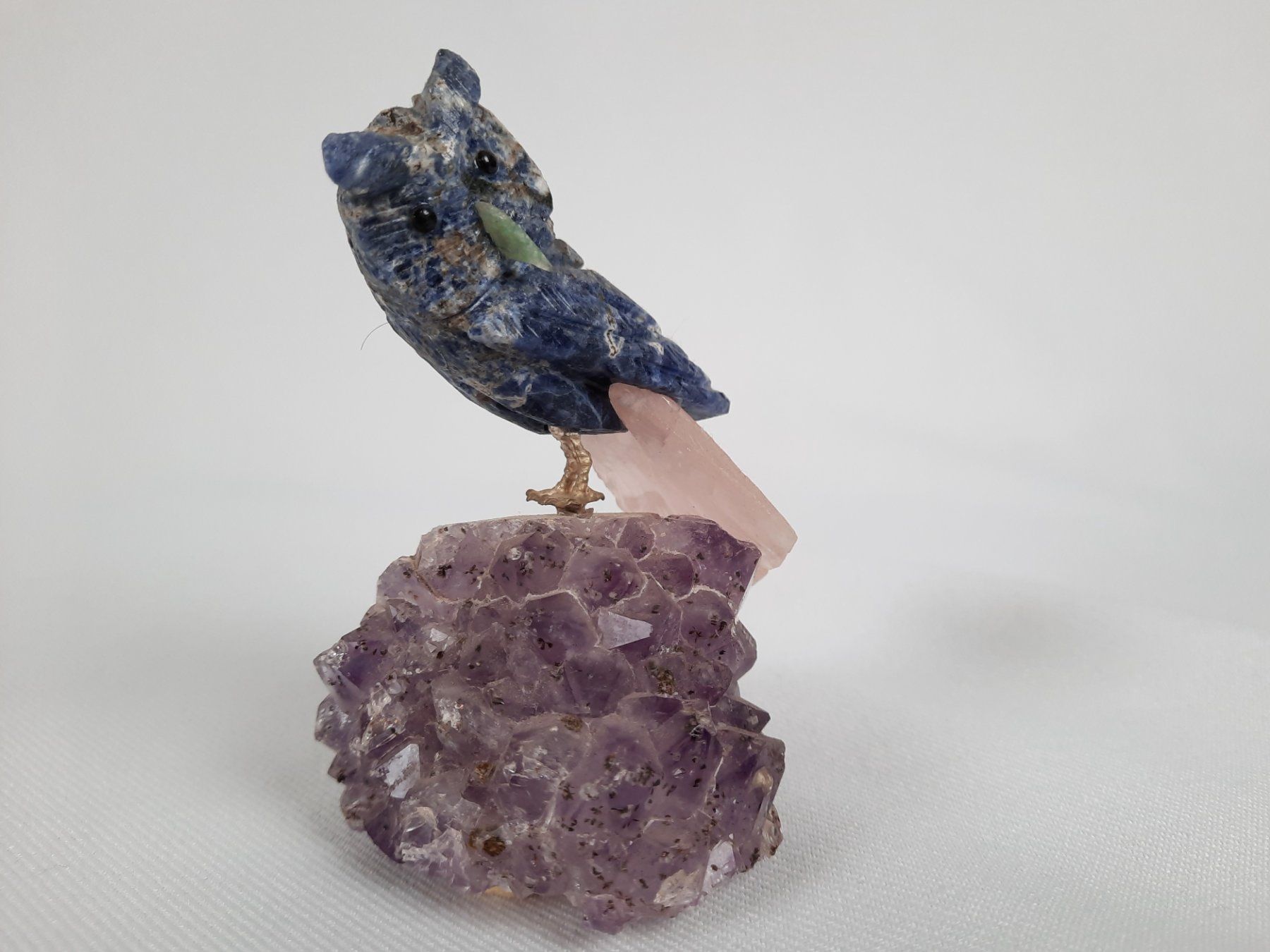 Pierres précieuses: Amethyst mit Vogel 2 Stück – D'occasion à Beinwil am See par Restwert_Beinwil 3