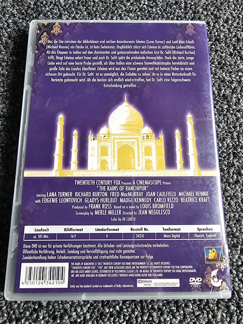 Alle DVDs: Der Grosse Regen (22284) – Gebraucht aus Ruswil von jan_bxl5 1