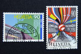 (S382) 1992: 831 + 836 mit Top ET-Halbmondstempel