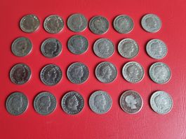5 RAPPEN-SAMMLUNG SCHWEIZ VK: FÜR ss 86.- INKL.1890
