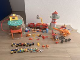 Feuerwehrmann Sam Sammlung mit vielen Figuren & Fahrzeugen