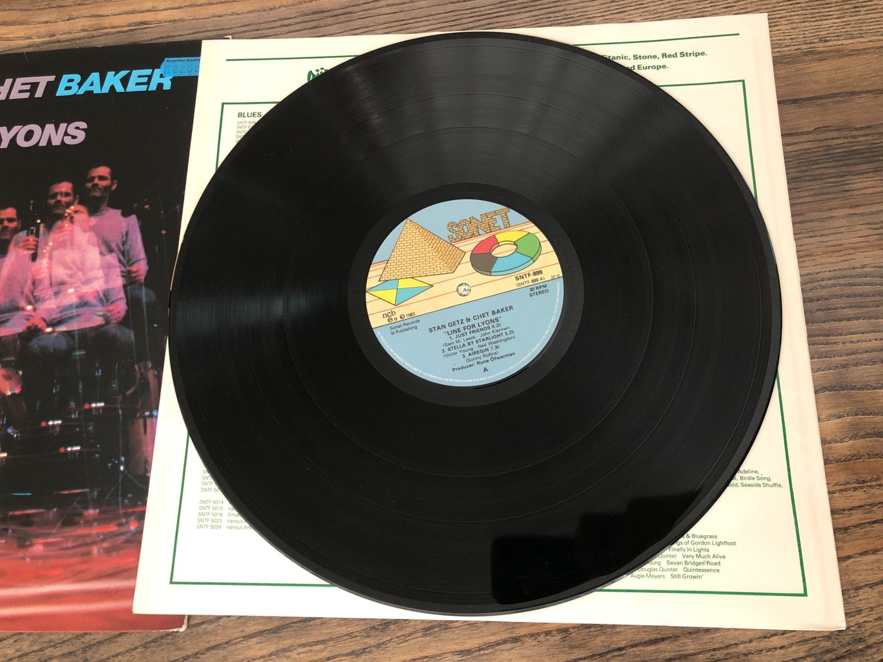 Dischi in vinile: Stan Getz & Chet Baker - Line For Lyons LP, Jazz Vinyl – Usato da Berg am Irchel venduto da Zweiti_Chance 4