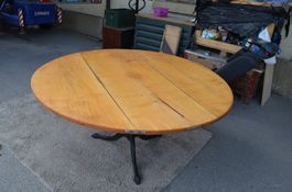 Beizentisch Rund Spezial Antik Restauriert 156 Horgen Fuss