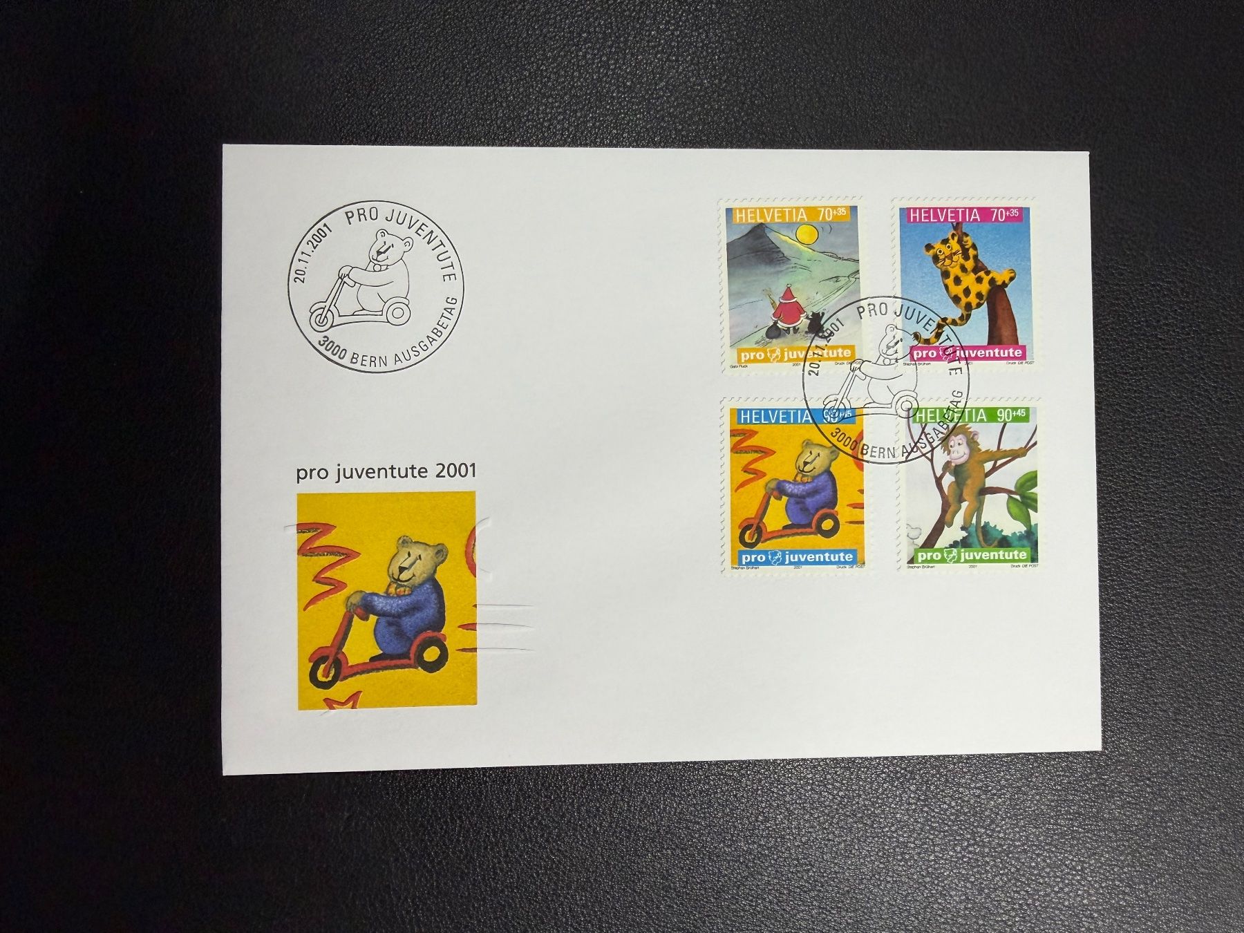 Alle Briefmarken: Pro Juventute 2001 FDC – Gebraucht aus oberrüti von jeanmei