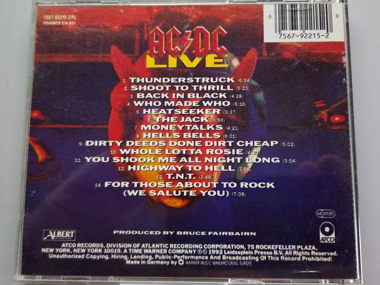 CDs: CD AC/DC - Live – D'occasion à Schaffhausen par Kellerrassel 2
