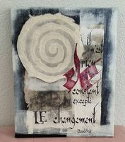 Tableau texte Boudha 