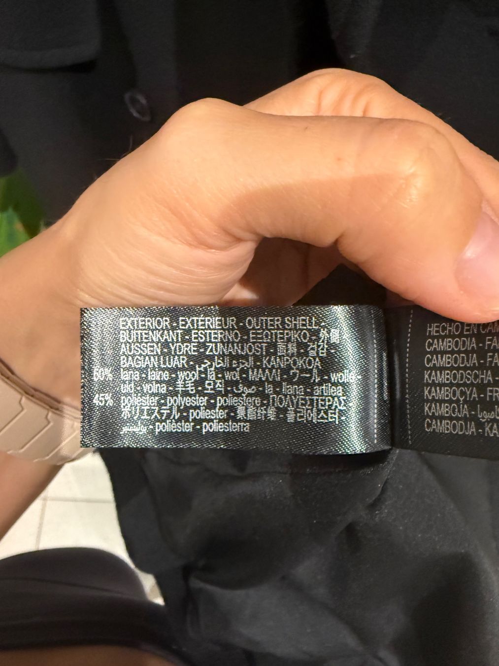 Zara Cappotti: Black Zara wool coat – Usato da Männedorf venduto da fge_tt7h 1
