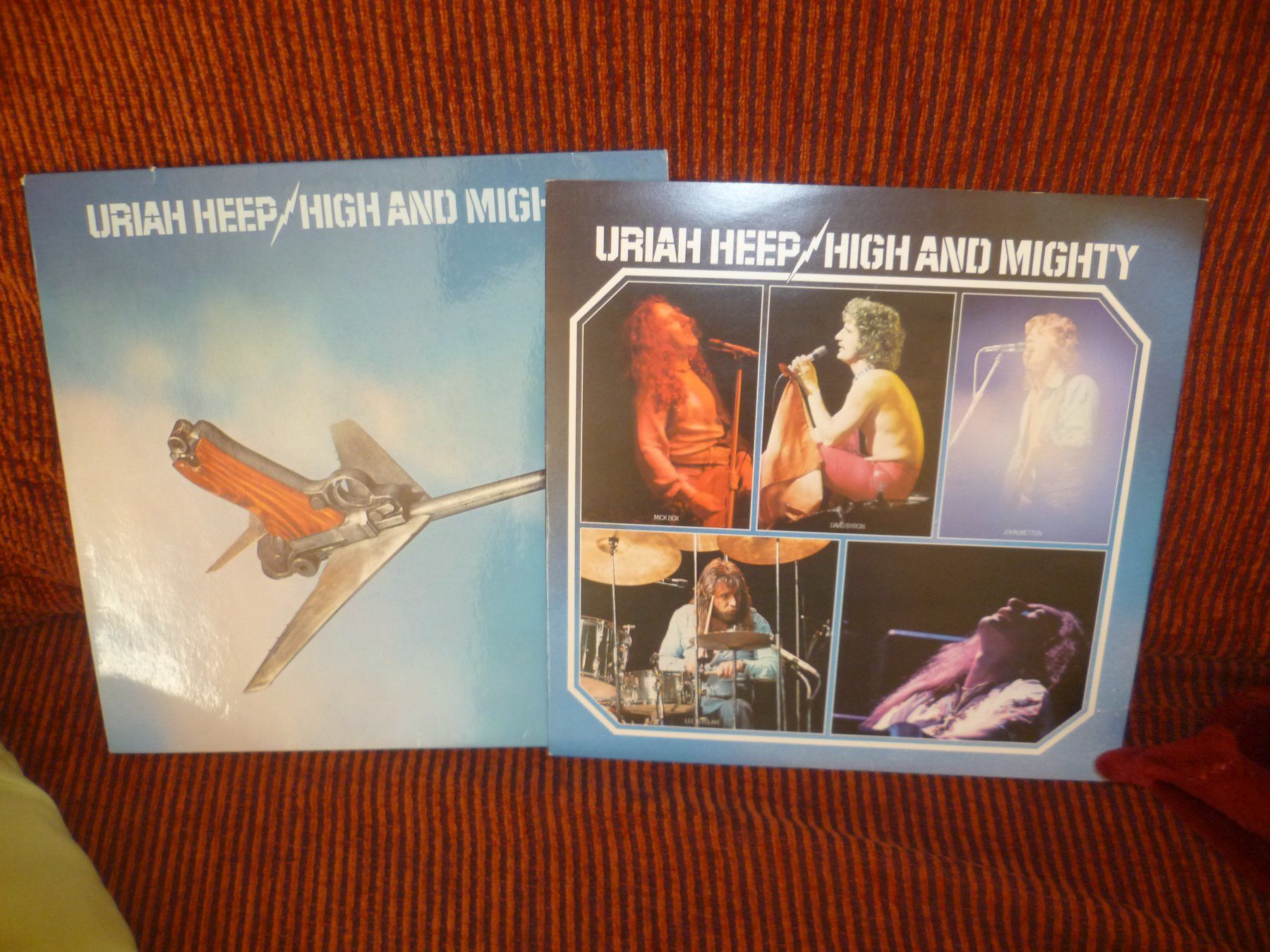 Schallplatten: LP URIAH HEEP HIGH AND MIGHTY BRONZE 1976 – Gebraucht aus Zeiningen von elcanaja