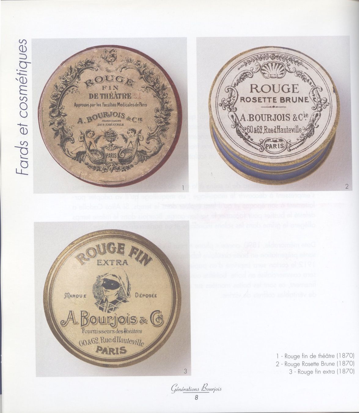 Livres: Parfum: Générations Bourjois - Geneviève Fontan – D'occasion à Biel/Bienne par 07helios032 2