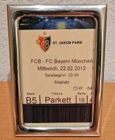FCB Ticket. FC Basel- Bayern München 22.02.2012 Champions L.