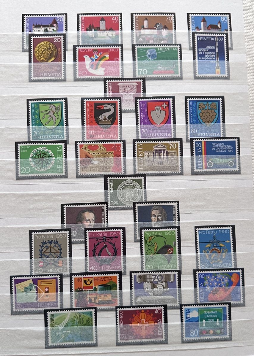 Tutti i francobolli: Schweizer Briefmarken - neu – Nuovo e nell'imballaggio originale da Volketswil venduto da tgdegma5 1