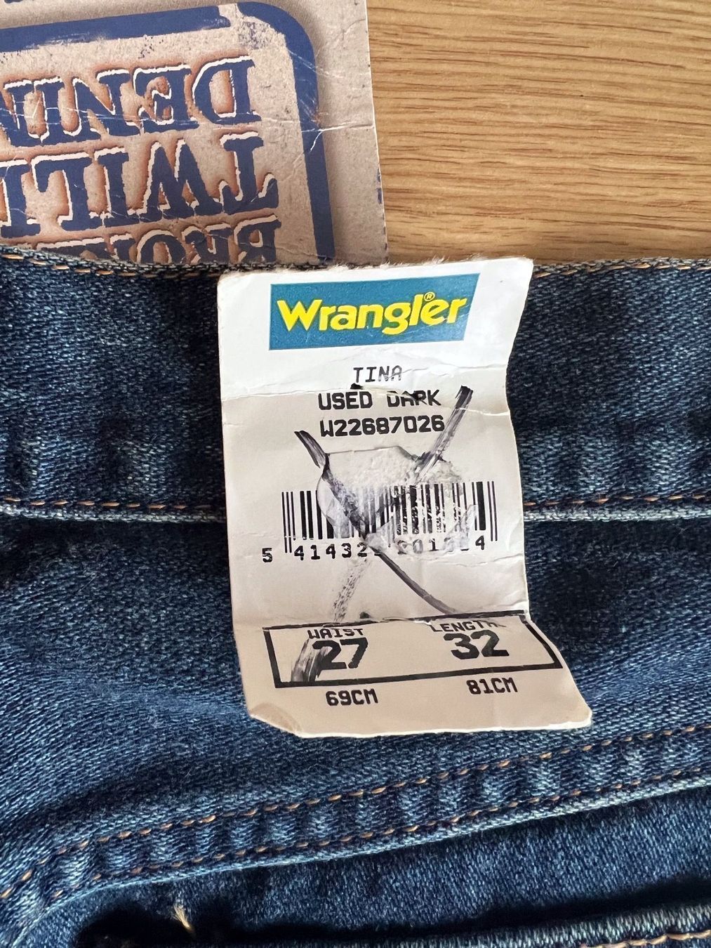 Jeans: Wrangler Jeans Gr. 27 / 32 – Nuovo e nell'imballaggio originale da Tafers venduto da JP911 5
