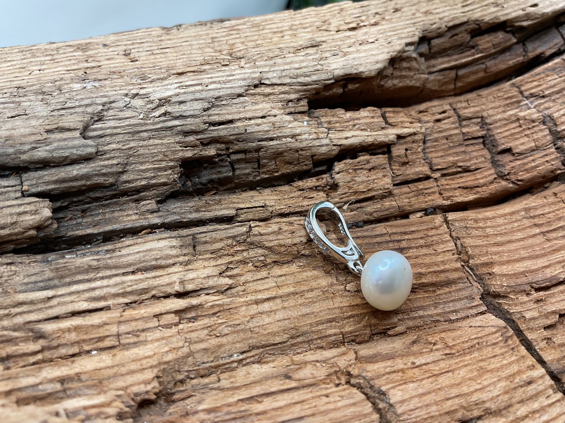 Anhänger: Anhänger aus Sterlingsilber mit Perle – Neu (gemäss Beschreibung) aus luzern von Alpendorf1