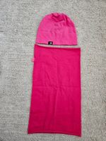 Warme Mütze und Schlauchschal pink Gr. 51