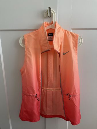 Nike Laufweste Damen Dri-Fit orange gradient neu