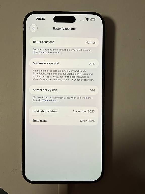Apple Handys / Smartphones: iphone 15pro max 512gb – Gebraucht aus Bubendorf von mam_cfx2 3