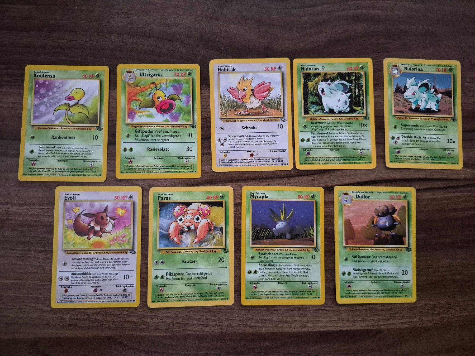 Pokémon Carte collezionabili: Jungle Un-/Commons – Usato da Reigoldswil venduto da Feufer1