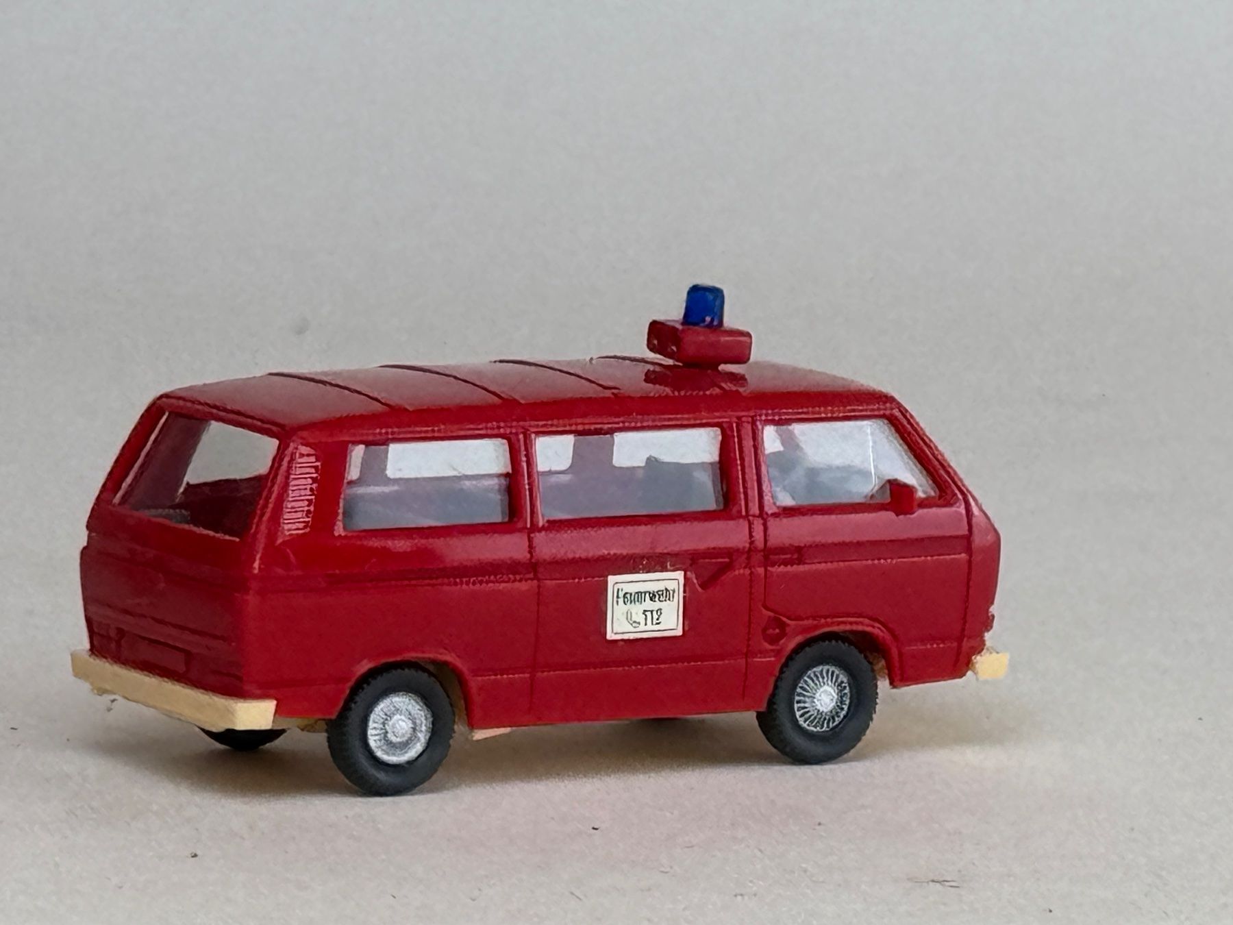 Modellautos: VE1-  Wiking VW T 3 Bus Feuewehr – Gebraucht aus Elm von Wikmtz 1