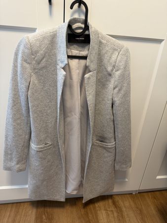 Vero Moda Mantel, Grösse 34, grau