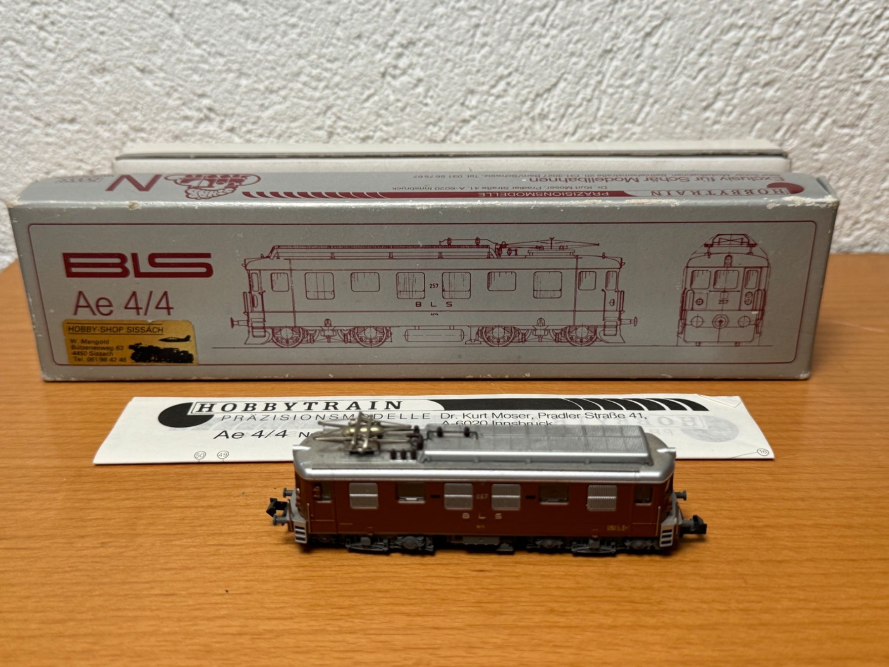 Kato Modellini di ferrovie: KATO-Hobbytrain 11441 E-Lok Ae 4/4 – Usato da Kaiseraugst venduto da winnetou04 1