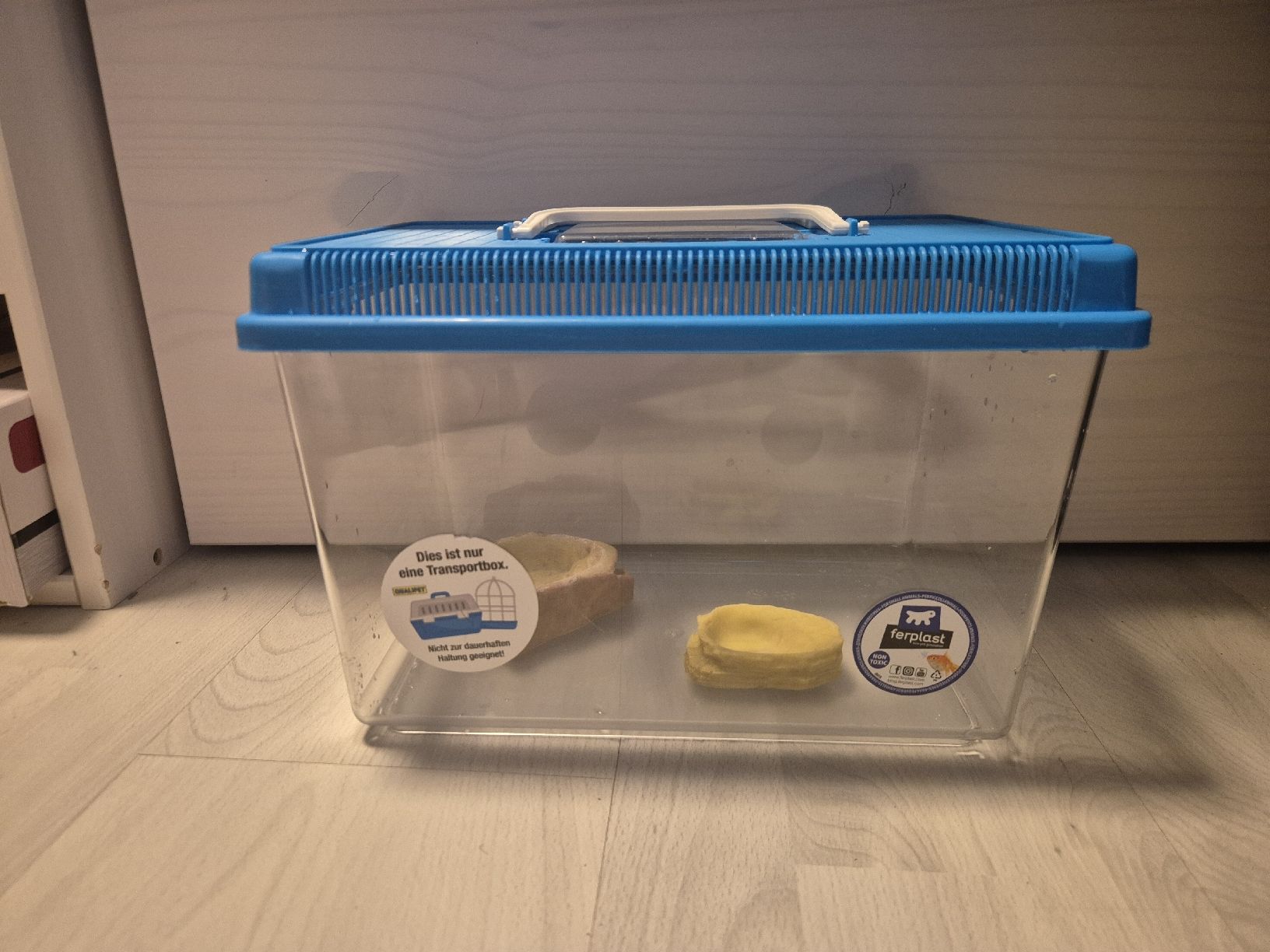 Ferplast Cages, transport & sécurité: Transportbox mit 2 Näpfen – D'occasion à Birmensdorf ZH par Veri16 1
