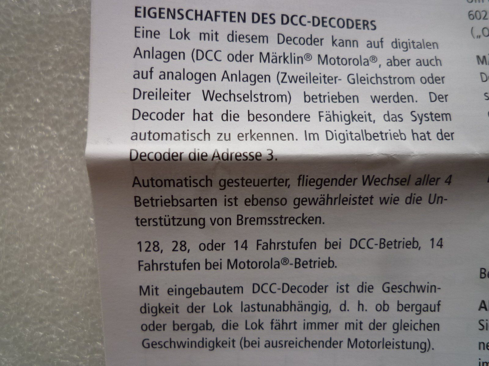 Fleischmann Modellini di ferrovie: Fleischmann 687403 Dekoder DCC auch für Motorola – Nuovo e nell'imballaggio originale da Chevenez venduto da Railpassion 2
