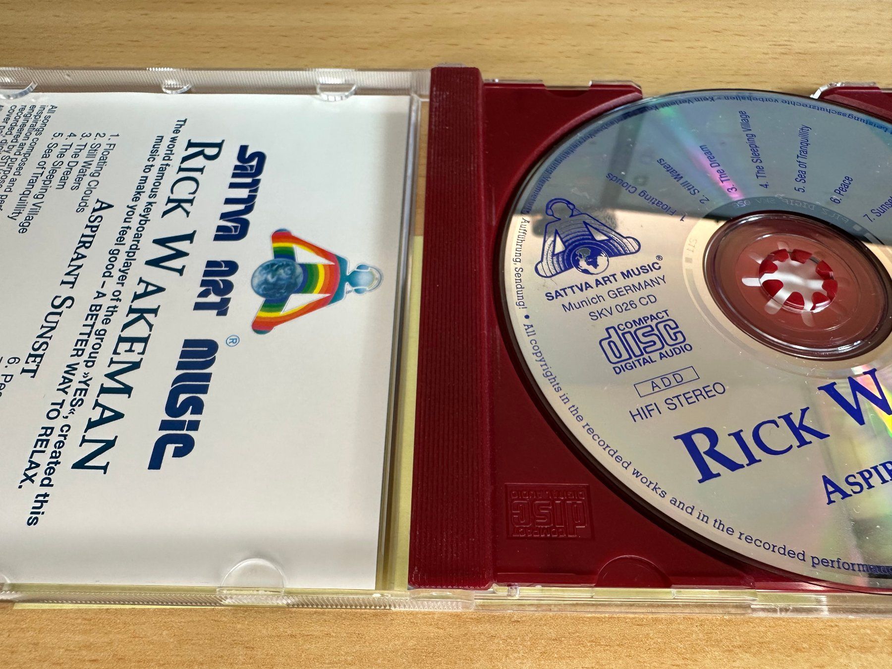 CD: Rick Wakeman – Aspirant Sunset – Usato da Rikon im Tösstal venduto da Alpenmutz 2