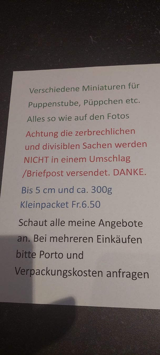 Puppenhäuser & -möbel: Puppenstuben Minitur Weihnachtskrippe – Neu (gemäss Beschreibung) aus Muri AG von nindo1 7