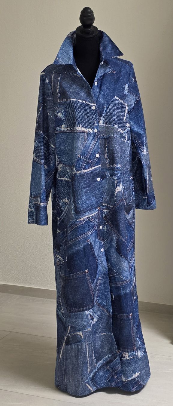 Vestiti: Langes SommerKleid im Patchwork-Stil, Gr. L/XL – Nuovo (secondo la descrizione) da Rheinsulz venduto da Gilea