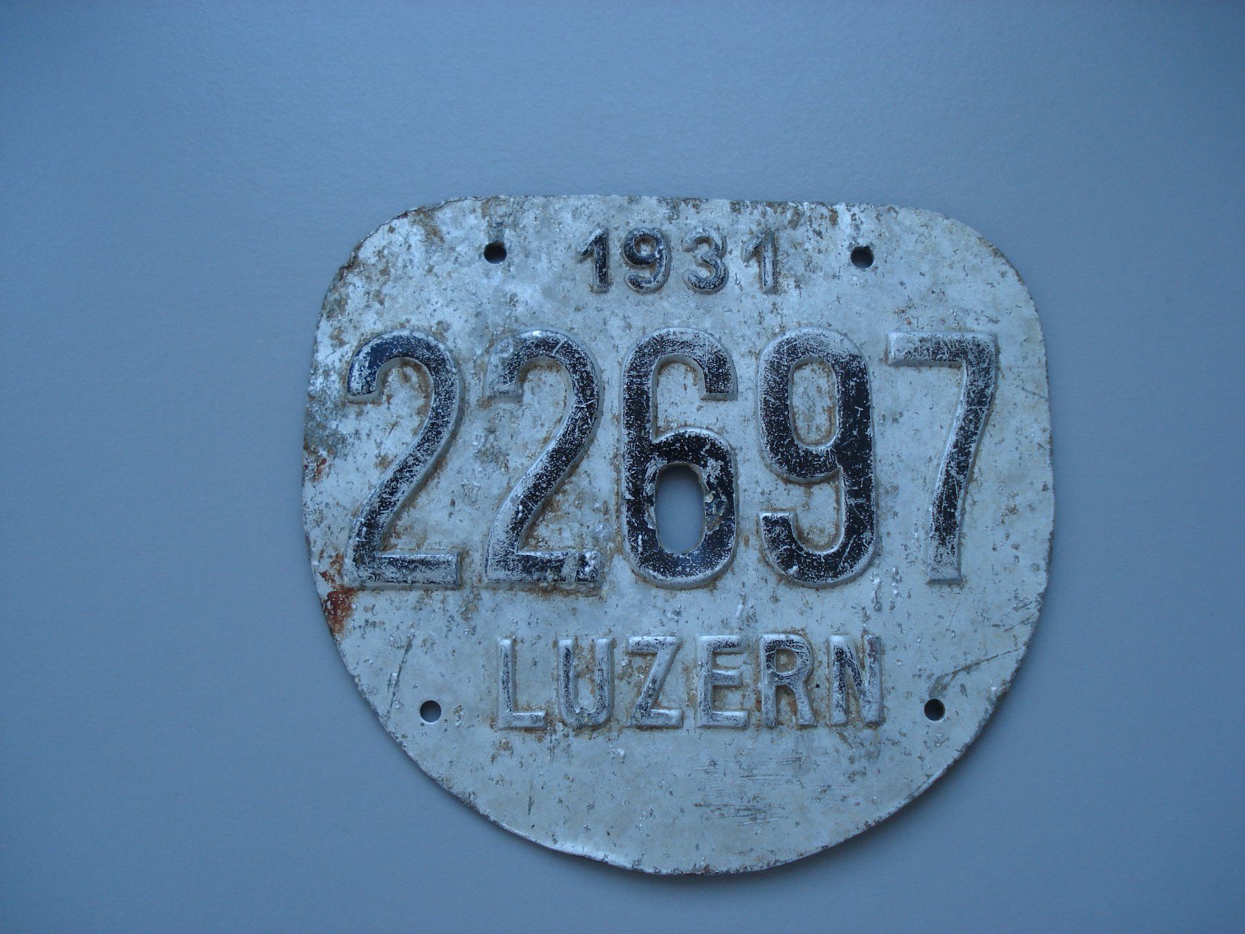 Insegne: Velonummer LU 1931 – Usato da Root venduto da vil_k76z 1