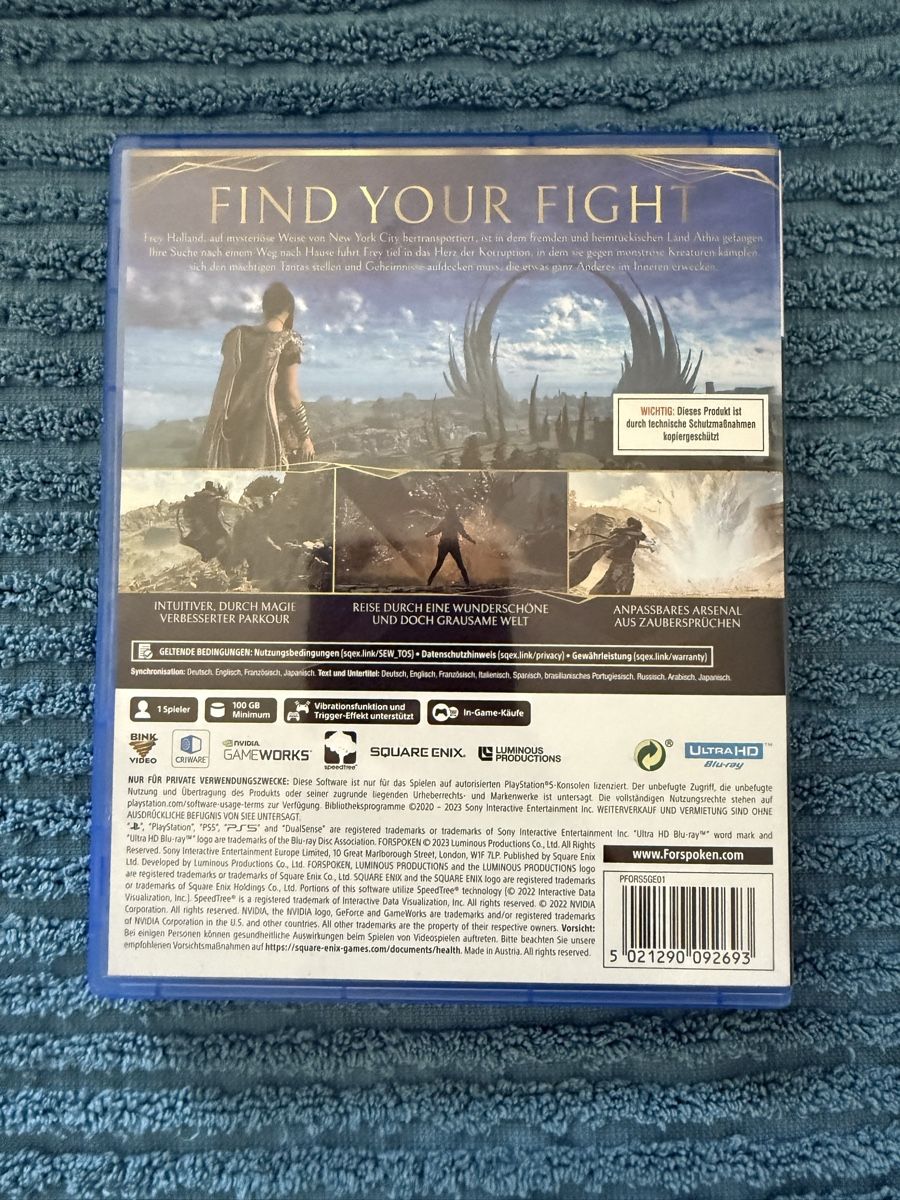 Giochi: Forspoken PS5 – Usato da Buchs SG venduto da Tolm 1
