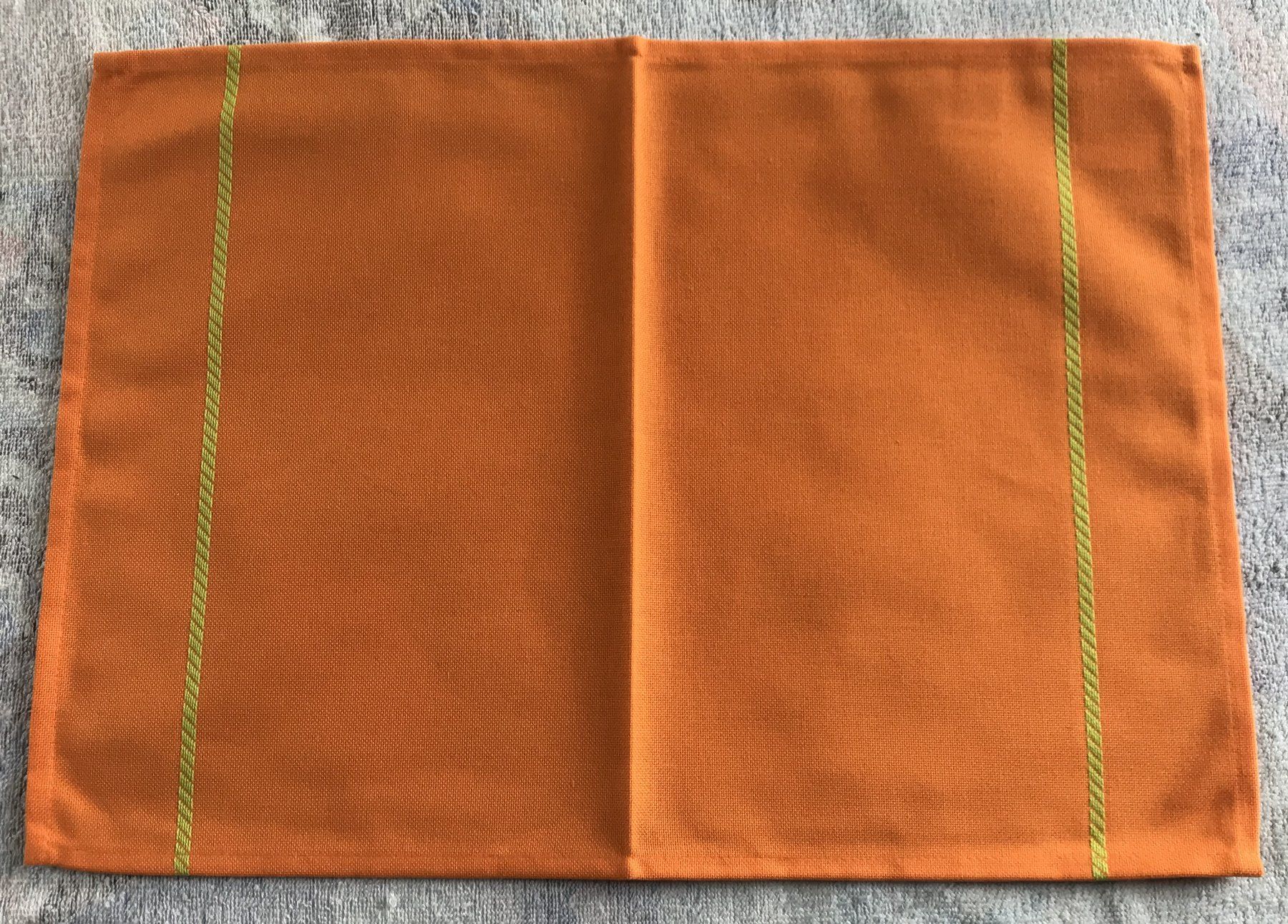 Tischset: 4 TISCHSETS ORANGE NEU UND ORIGINALPERPACKT – Neu und originalverpackt aus Ostermundigen von wini63 3