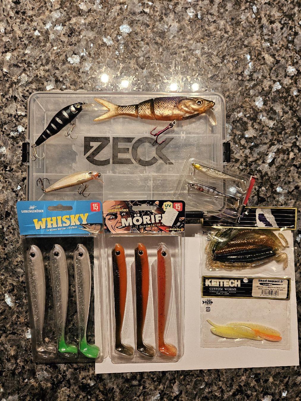 Esche: Angelköder/inkl. Köderbox – Usato da Kerns venduto da Lucatch