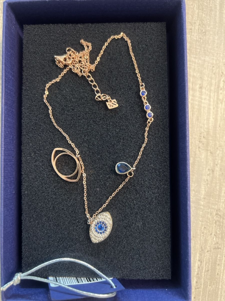 Swarovski Catenine: Swarovski halskette eye – Usato da Root venduto da Fashionhomeandmore